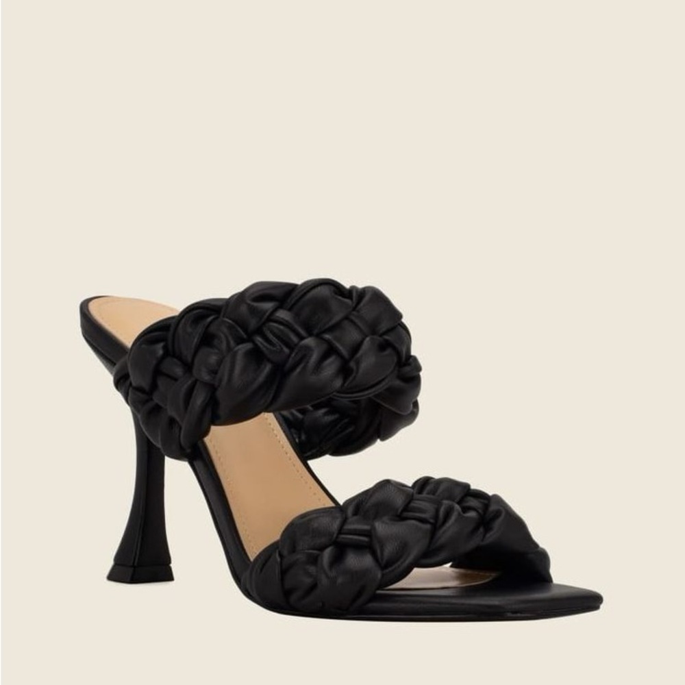 GUESS Harlie Braided Heeled Mules